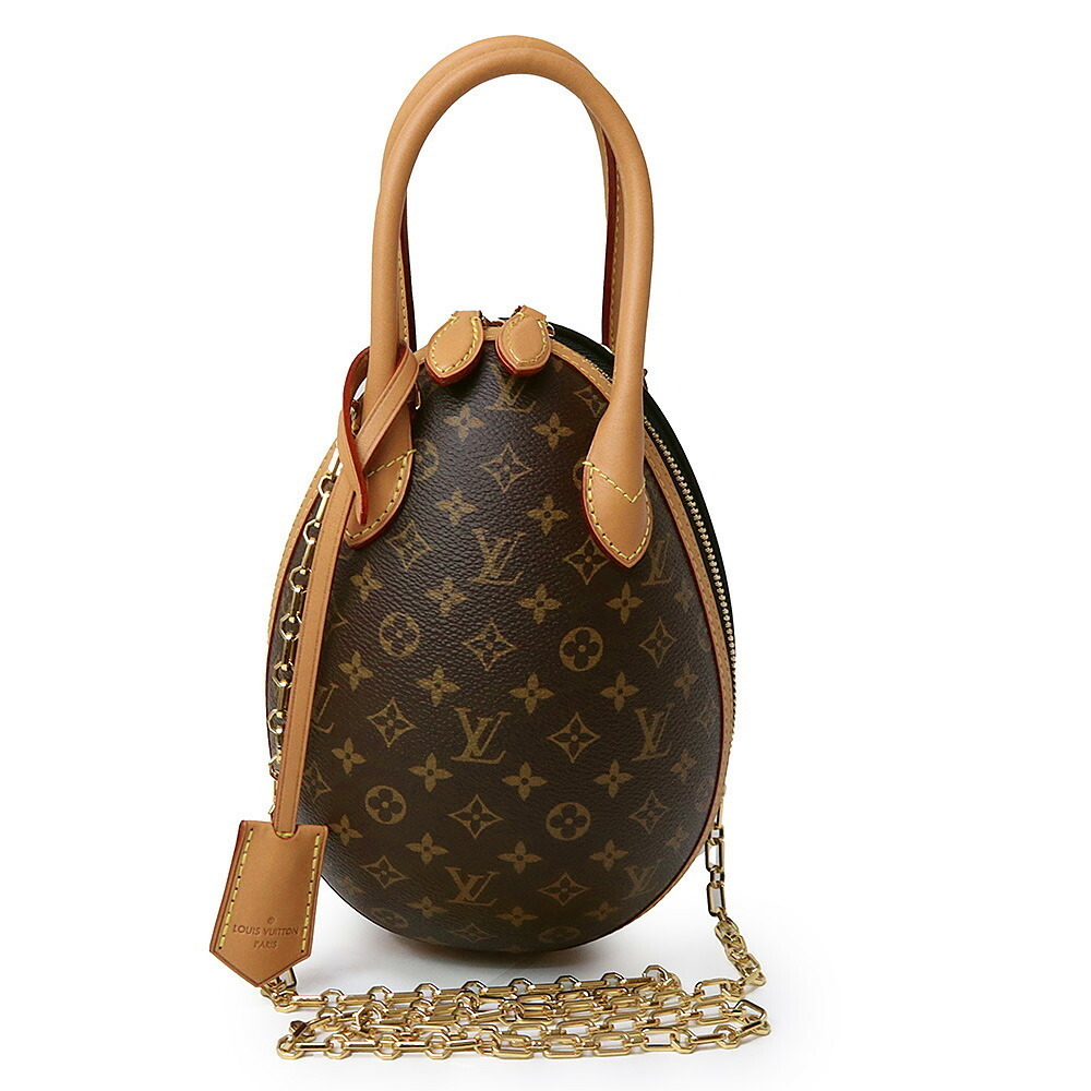 Louis Vuitton LV EGG Bag chain Bag Monogram brown black